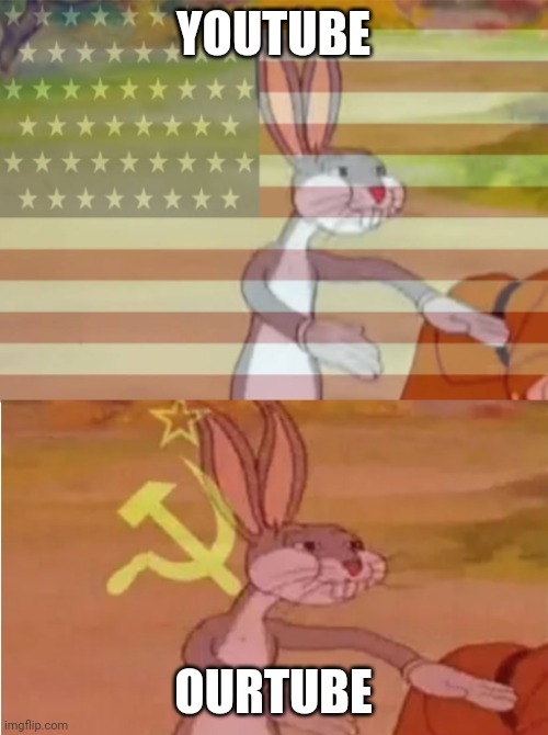 Bugs Bunny Communist Capitalist | YOUTUBE; OURTUBE | image tagged in bugs bunny communist capitalist,communist bugs bunny | made w/ Imgflip meme maker