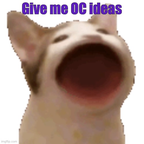 Give me OC ideas | made w/ Imgflip meme maker