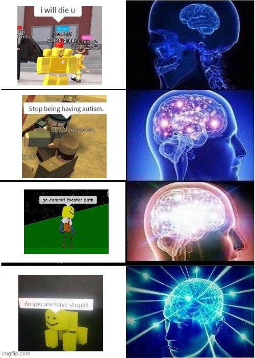 Go commit upvote (pls I need to feed my kids) | image tagged in memes,expanding brain | made w/ Imgflip meme maker