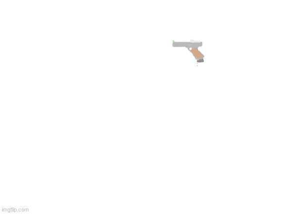 yo i think i drew out the Luger | image tagged in blank white template | made w/ Imgflip meme maker