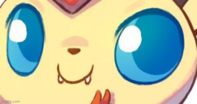 here have a slightly derpy victini | made w/ Imgflip meme maker