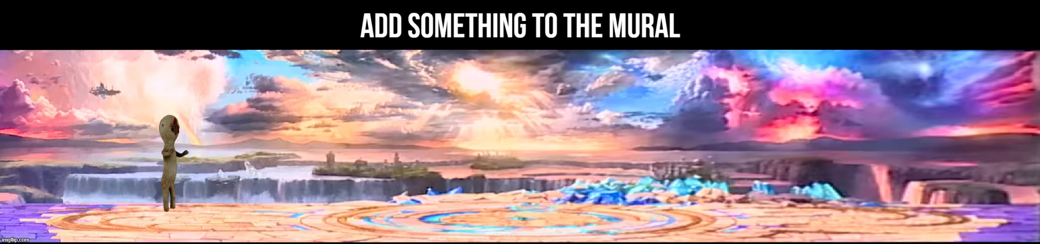 Smash bros mural | made w/ Imgflip meme maker