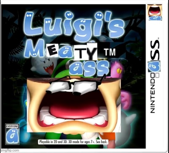 image tagged in memes,smg4,luigi | made w/ Imgflip meme maker