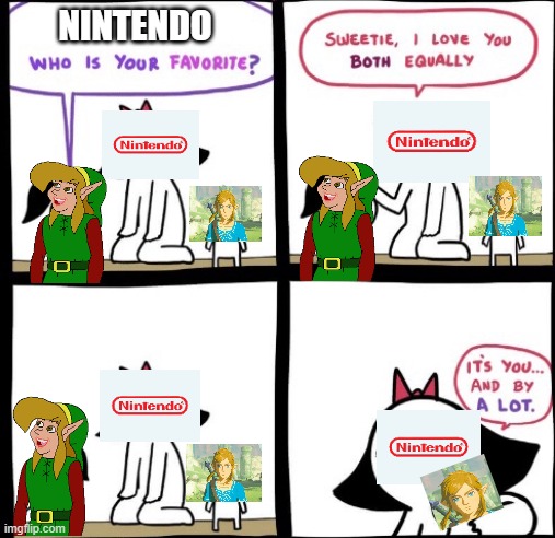 Why was CDI even created? | NINTENDO | image tagged in i love you both equally | made w/ Imgflip meme maker