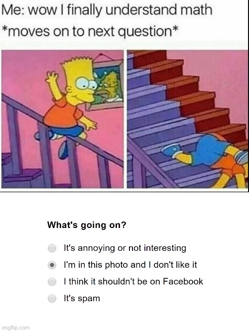This hit on a personal level | image tagged in i'm in this photo and i don't like it,rip,bart,simpsons | made w/ Imgflip meme maker