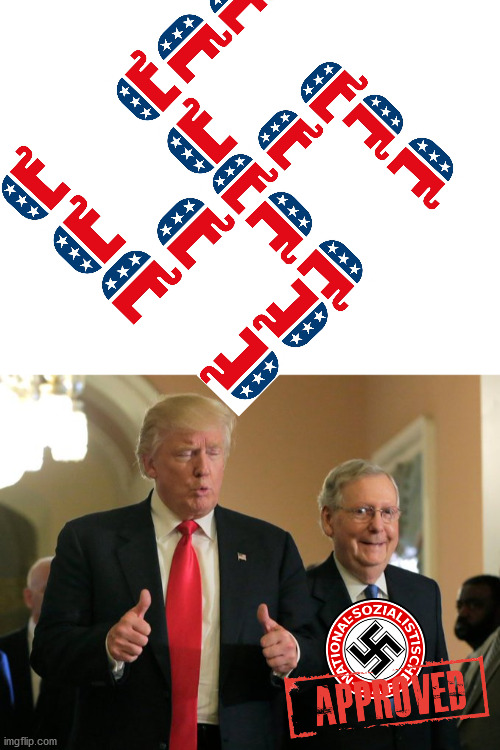 Remarkable Transformation | image tagged in trump mcconnell | made w/ Imgflip meme maker