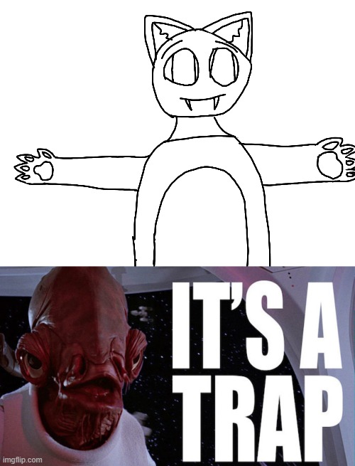 its a trap | image tagged in vainpier,its a trap,golden dj hiddy | made w/ Imgflip meme maker