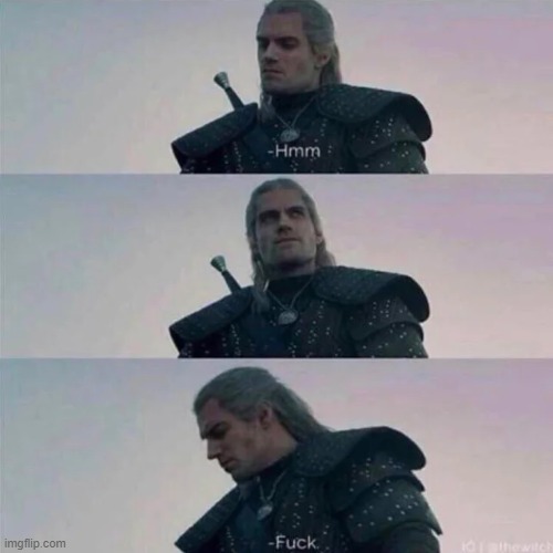 Witcher hmm | image tagged in witcher hmm | made w/ Imgflip meme maker