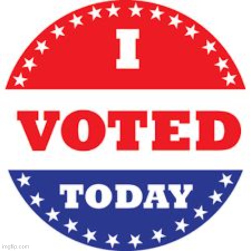 I Voted Today | image tagged in i voted today | made w/ Imgflip meme maker