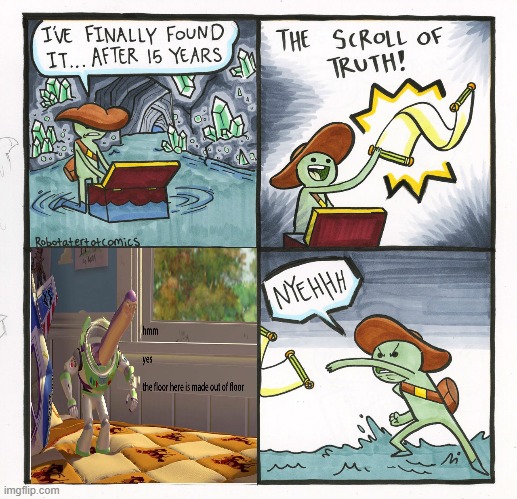 WTF scroll | image tagged in memes,the scroll of truth | made w/ Imgflip meme maker