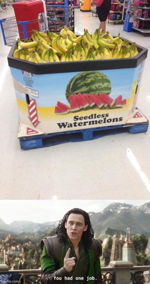 F | image tagged in you had one job | made w/ Imgflip meme maker