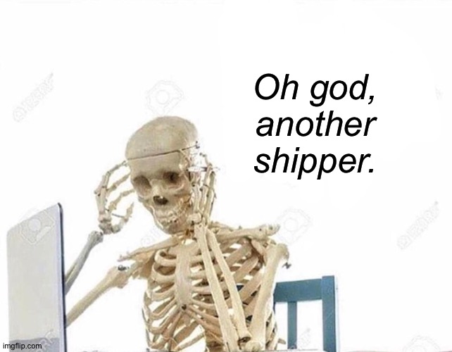 Oh god, another shipper. | image tagged in oh god i have done it again | made w/ Imgflip meme maker
