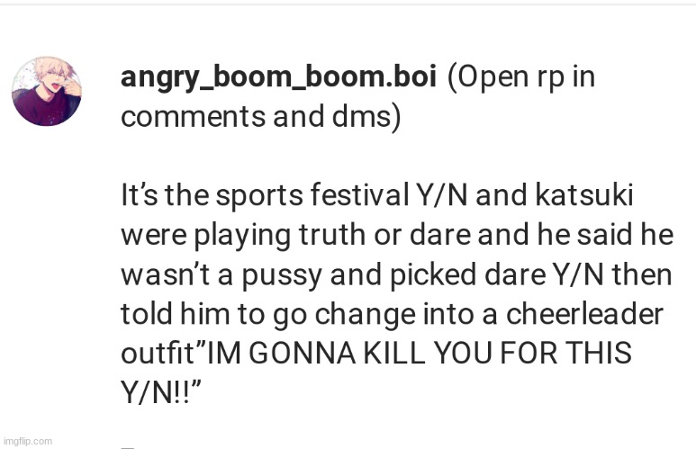 lmao this is what was in the pictures description | made w/ Imgflip meme maker