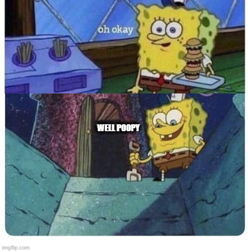 High Quality well poopy Blank Meme Template