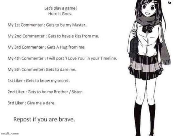 If u 2nd commenter or 4th commenter be female. | made w/ Imgflip meme maker