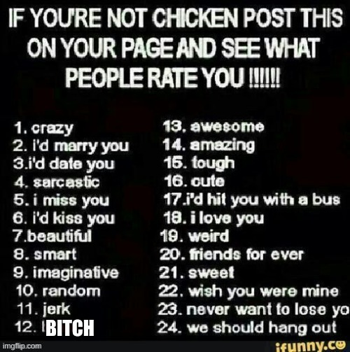 I'm not chicken im human | image tagged in who would hit me with a bus | made w/ Imgflip meme maker