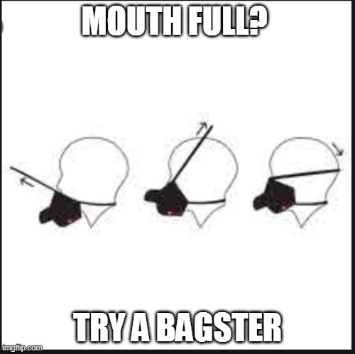 MOUTH FULL? TRY A BAGSTER | made w/ Imgflip meme maker