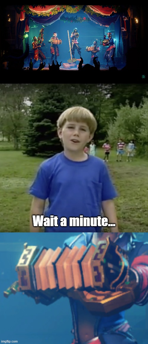 Wait a minute... | image tagged in kazoo kid wait a minute who are you | made w/ Imgflip meme maker