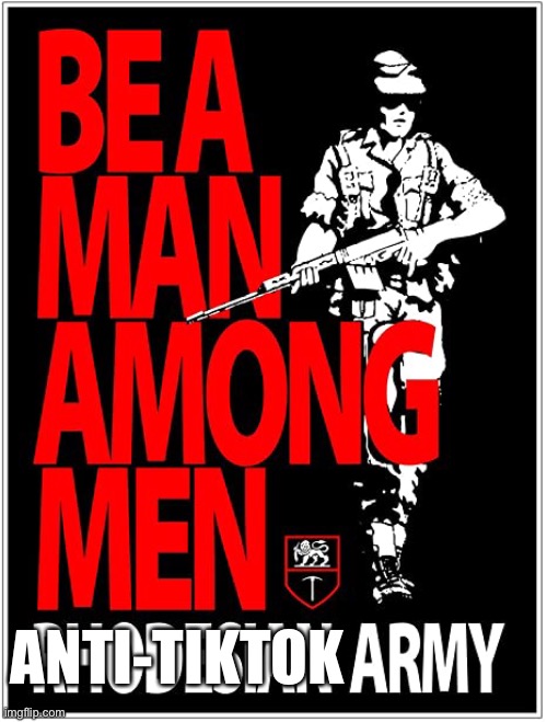 Be A Man Among Men | ANTI-TIKTOK | image tagged in be a man among men | made w/ Imgflip meme maker