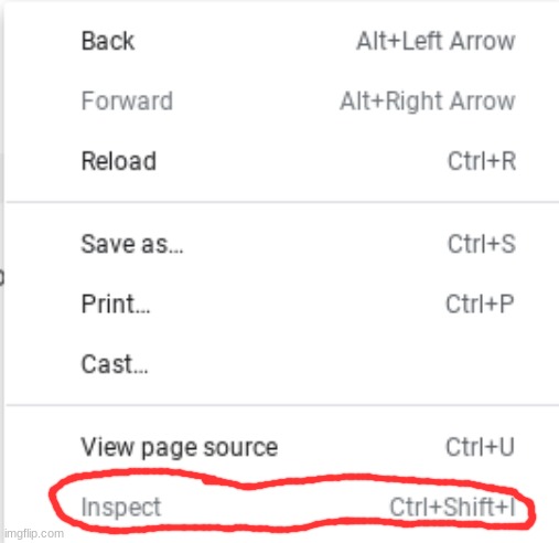 My school blocked CTRL SHIFT I | made w/ Imgflip meme maker