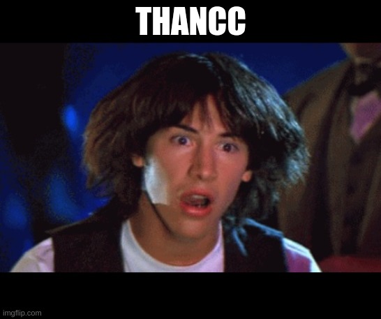 WOAH | THANCC | image tagged in woah | made w/ Imgflip meme maker