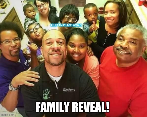 Thanks for the 100+ guys!! | REST IN PEACE MOMO. FAMILY REVEAL! | made w/ Imgflip meme maker