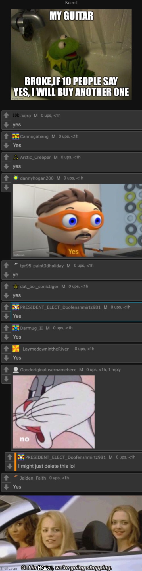 That’s a good $250 wasted. Thank you for making that decision | Wallet | image tagged in my parents are gonna kill me lmao | made w/ Imgflip meme maker