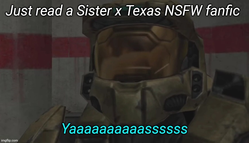 Its pretty good ngl ._. | Just read a Sister x Texas NSFW fanfic | image tagged in yas carolina | made w/ Imgflip meme maker