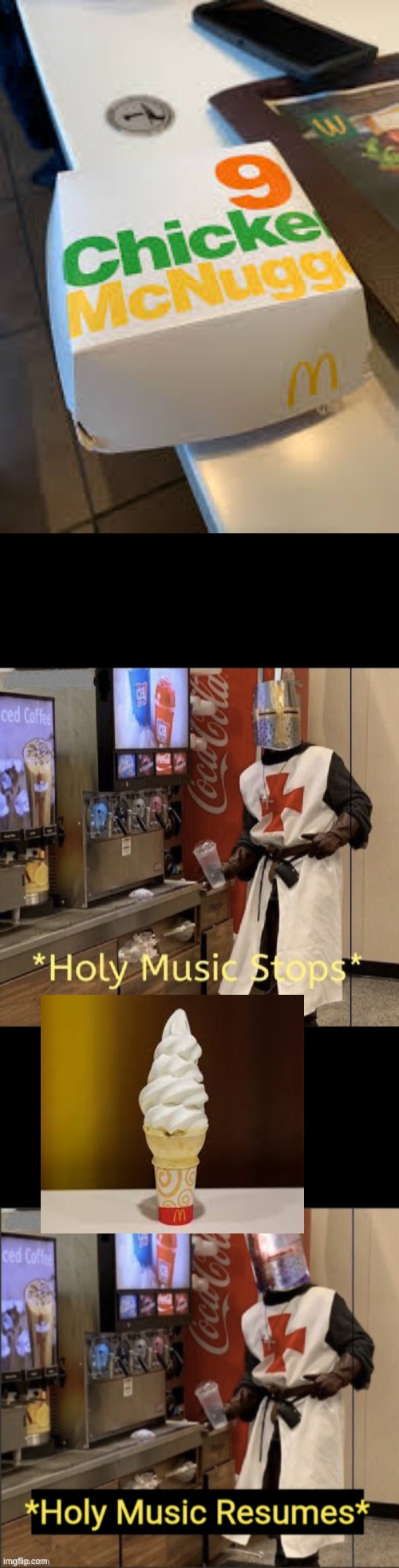 image tagged in holy music stops holy music resumes | made w/ Imgflip meme maker