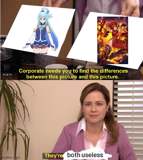 Aqua=Vishuvac | both useless | image tagged in memes,they're the same picture | made w/ Imgflip meme maker