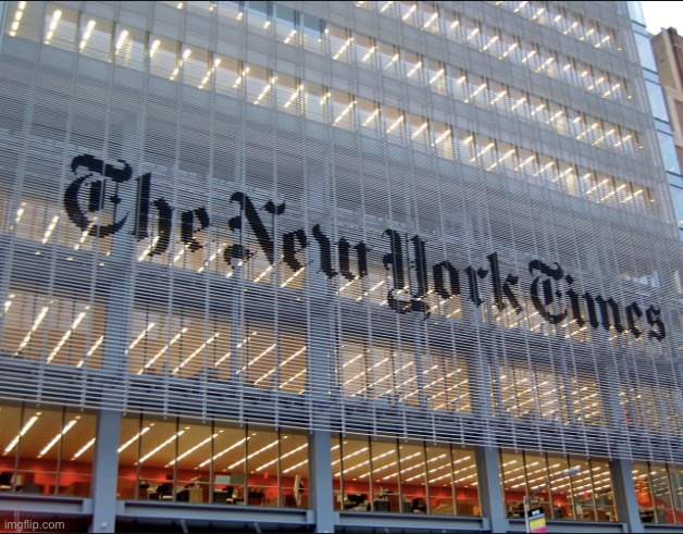 Nice one, NYT. | image tagged in new york times | made w/ Imgflip meme maker