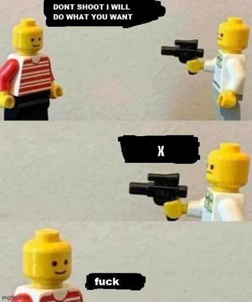 leggo gun | x | image tagged in lego gun | made w/ Imgflip meme maker