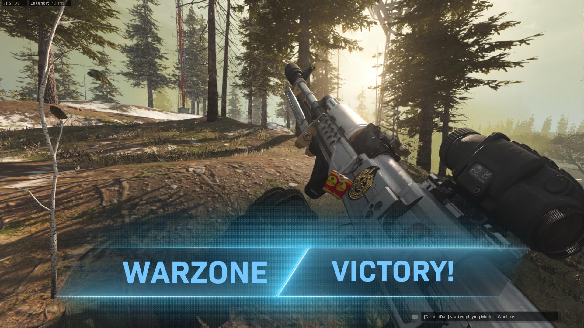 High Quality Warzone Victory Blank Meme Template
