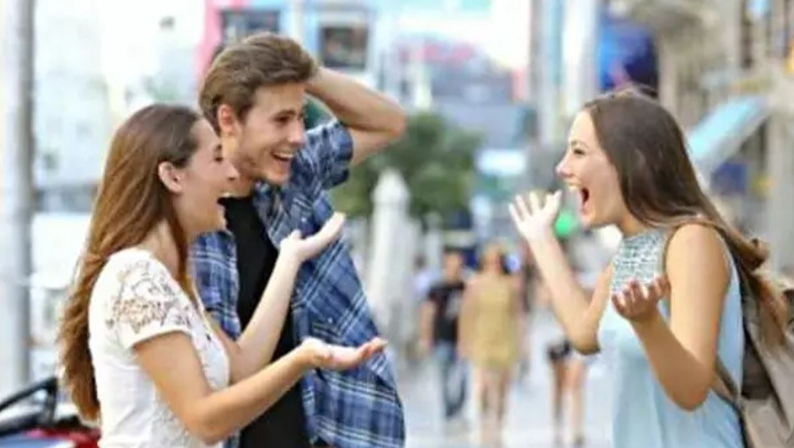 High Quality distracted boyfriend happy ending Blank Meme Template