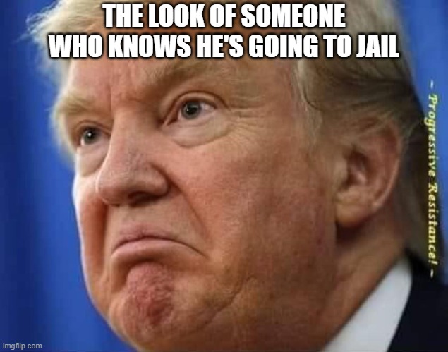 Trump Be Going To Jail | THE LOOK OF SOMEONE
WHO KNOWS HE'S GOING TO JAIL | image tagged in nasty,trump,mad,pissed off,jail,prison | made w/ Imgflip meme maker