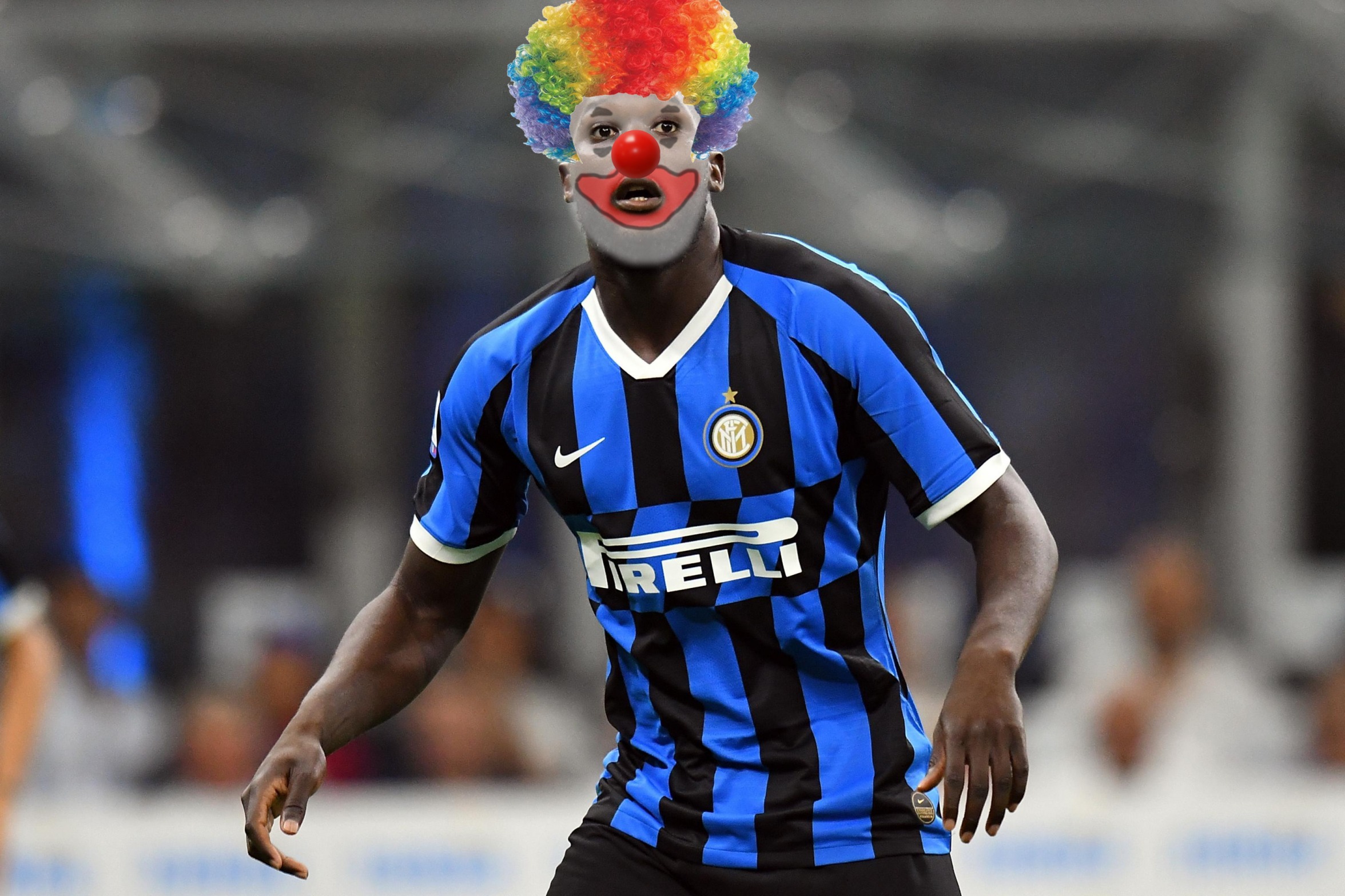 High Quality Clown Lukaku Blank Meme Template