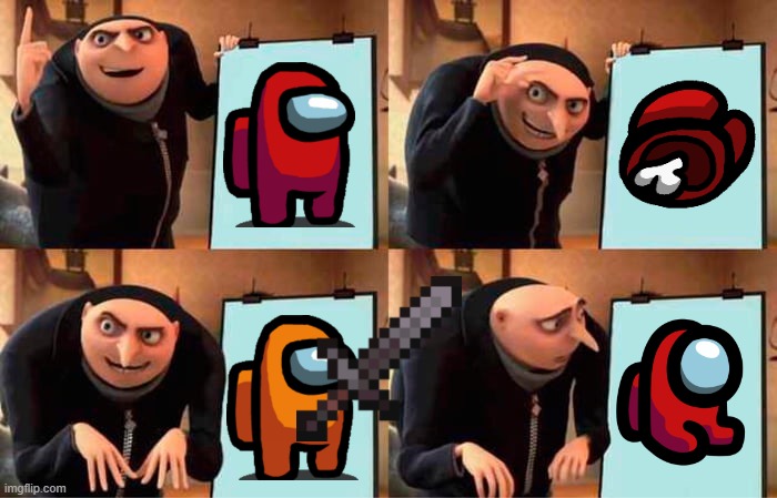 Sad baby crewmate | image tagged in memes,gru's plan | made w/ Imgflip meme maker