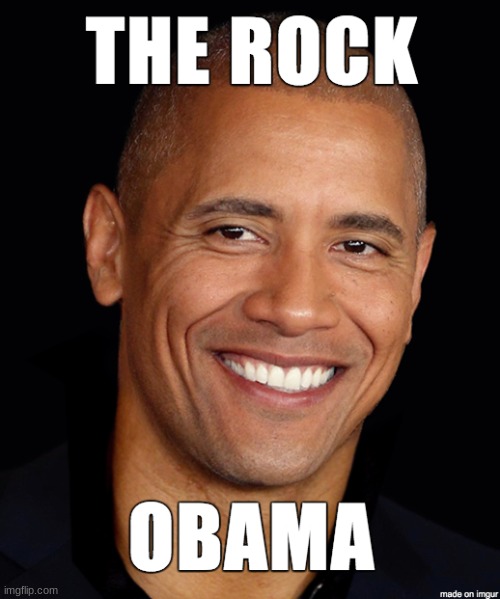 Signature move: Barack Bottom | image tagged in the rock,memes,funny memes | made w/ Imgflip meme maker