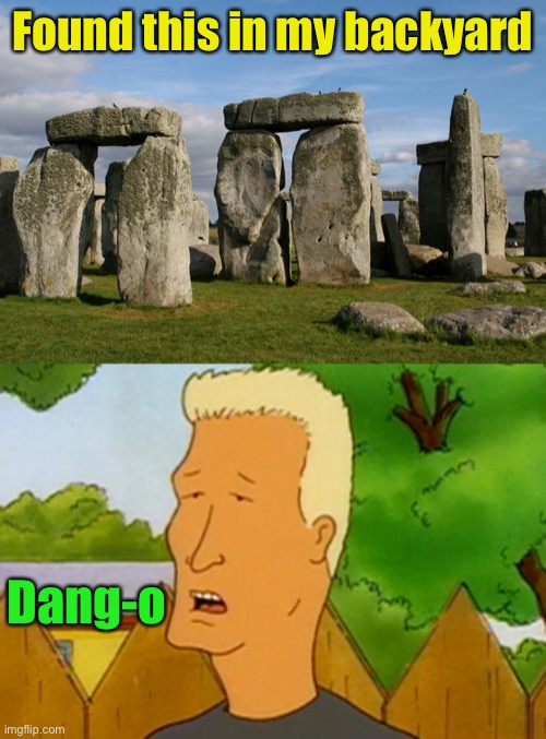 Found this in my backyard Dang-o | image tagged in boomhauer | made w/ Imgflip meme maker
