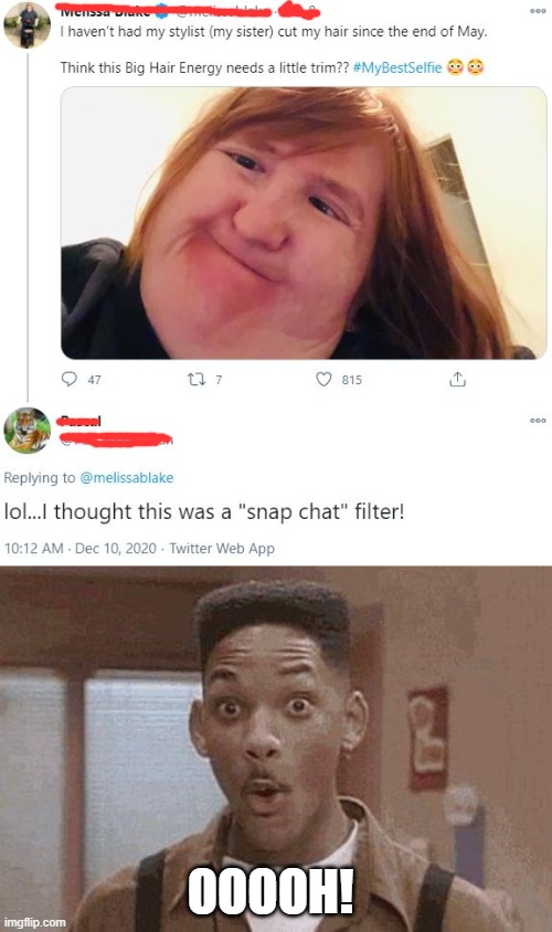 OOOOH! | image tagged in will smith fresh prince oooh | made w/ Imgflip meme maker