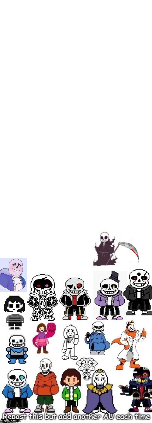 I added reaper sans | image tagged in undertale,sans undertale,reaper sans,stop reading the tags,oh wow are you actually reading these tags | made w/ Imgflip meme maker