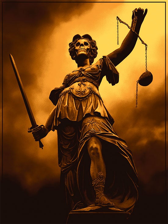 Lady Justice Blank Meme Template