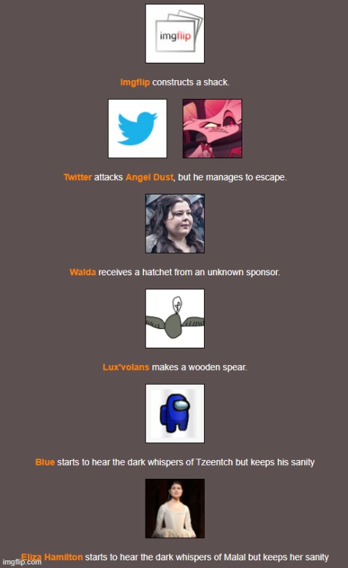 Day 1 (2) | image tagged in hunger games | made w/ Imgflip meme maker