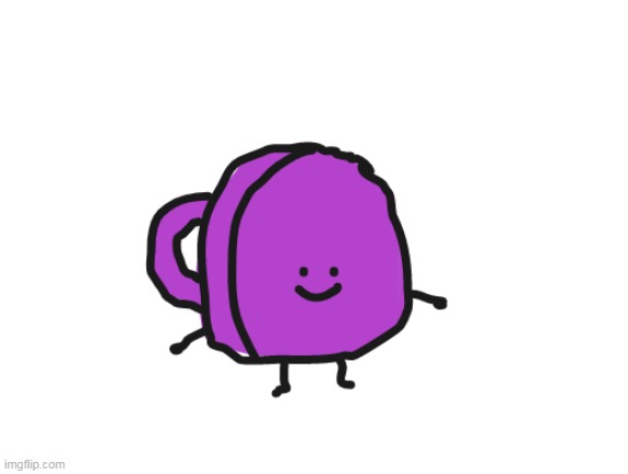 Showing old Oc's i will probably re-use but its not official part 1 : Purple backpack | made w/ Imgflip meme maker