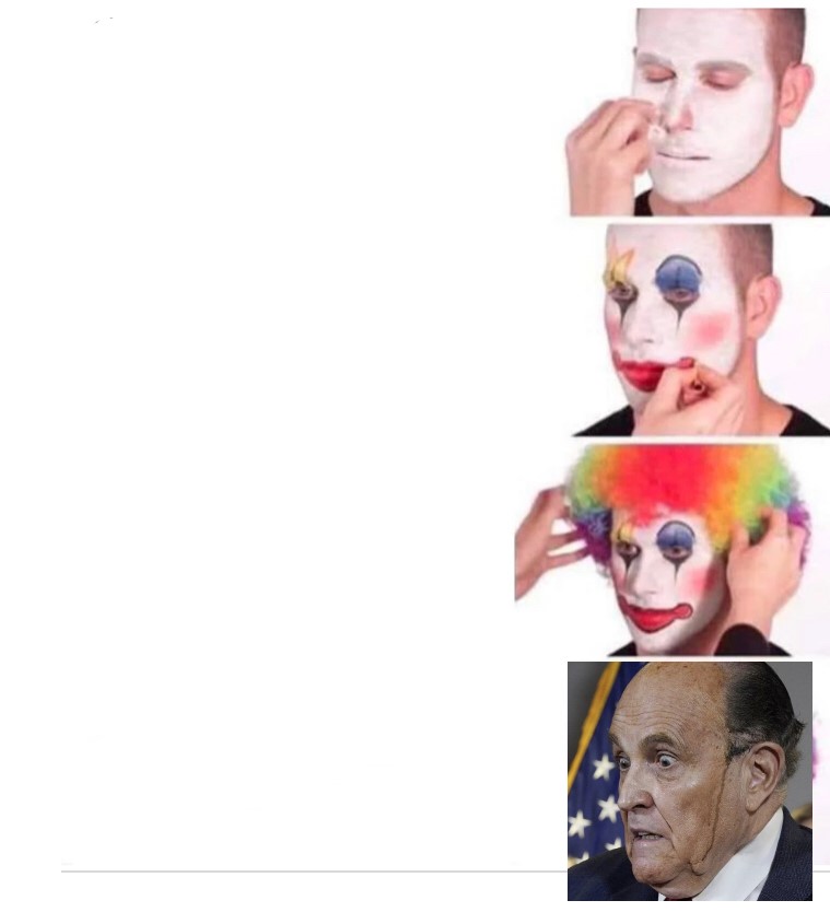 Guiliani clown Blank Meme Template