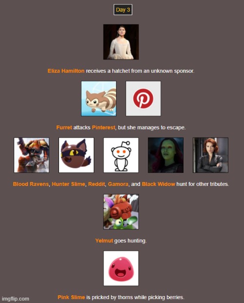 Day 3 (1) | image tagged in hunger games | made w/ Imgflip meme maker