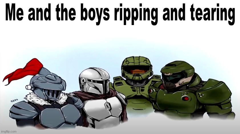 Rip and Tear | image tagged in dark souls,halo,doomguy,star wars,funny meme | made w/ Imgflip meme maker