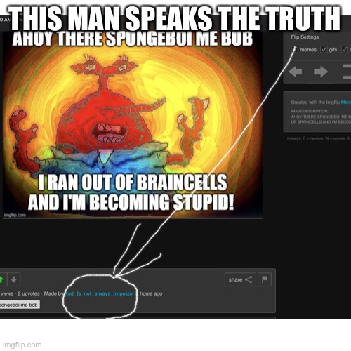 He (or she) is the messiah!!! | THIS MAN SPEAKS THE TRUTH | image tagged in true,he is the messiah,he speaks the language of the gods | made w/ Imgflip meme maker