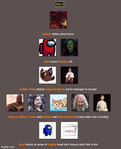 Day 4 (1) | image tagged in hunger games | made w/ Imgflip meme maker