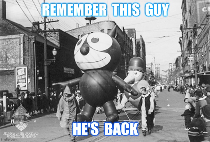 this guy | REMEMBER  THIS  GUY; HE'S  BACK | image tagged in mouse | made w/ Imgflip meme maker